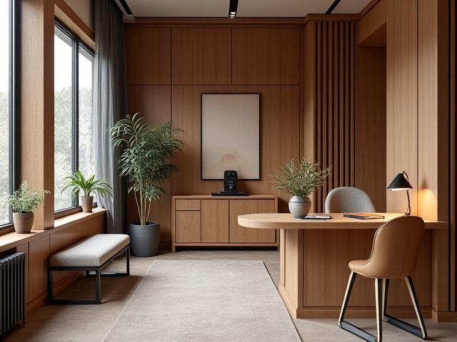 Intérieur élégant et accueillant de l'atelier La Méridienne