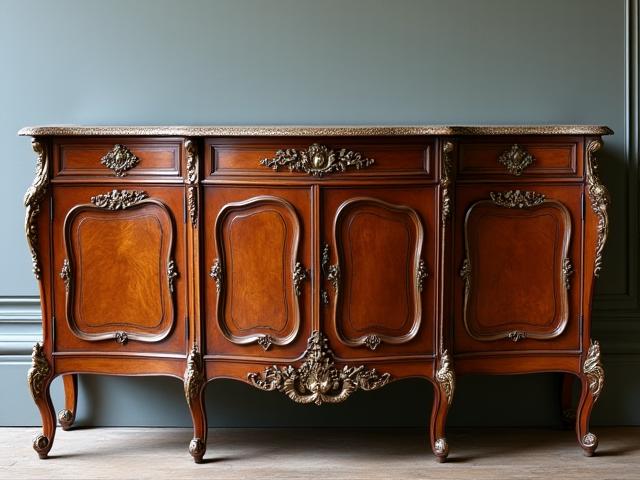 Buffet ancien restauré avec soin